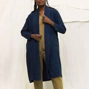 Elizabeth Suzann Clyde Trench in Navy MWL